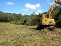 Land clearing in New Braintree, MA.